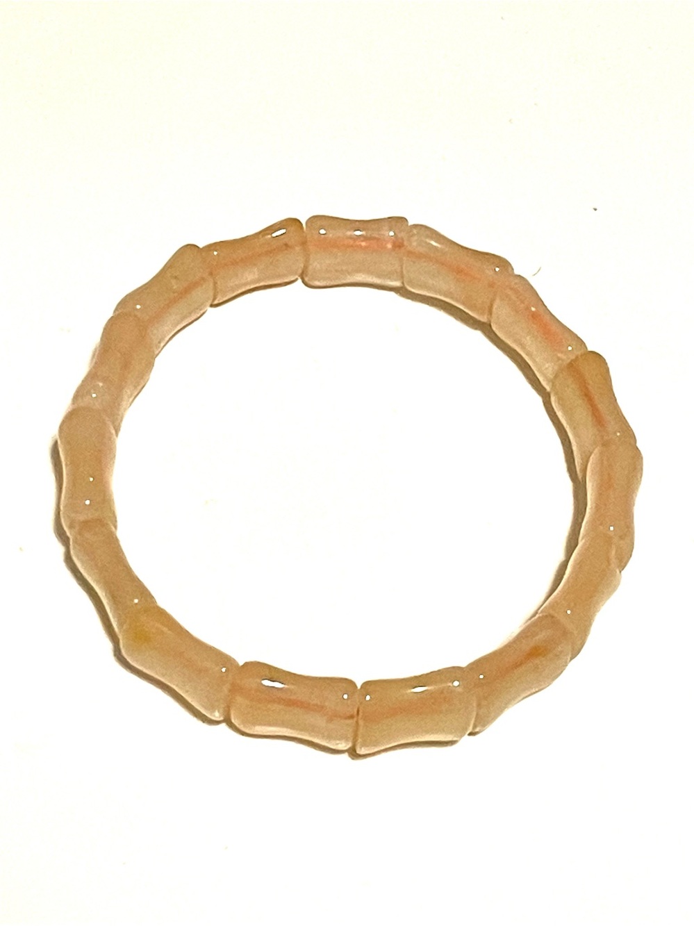 Orange Gemstone Stretch Bracelet